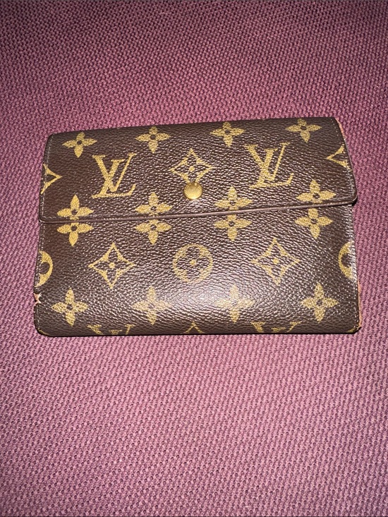 Louis Vuitton Handbags - Louis Vuitton Brown & Tan Monogram Medium Flap Wallet